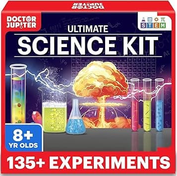 Doctor Jupiter Toy Science Kit for Boys & Girls Ages 7-8-9-10-11-12-13-14 | Birthday Gifts for 7+ Year Old Kids | Learning & Education toys, 135+ Experiments - Amazon.ae Price Tracker