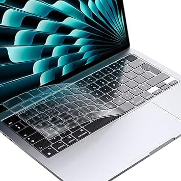 EooCoo Keyboard Cover Compatible for 2026 MacBook Neo,2026-2022 M5 M4 M3 M2 Air13.6",MacBook Air 15",2021-2026 M5/M4/M3/M2/M1 Pro/Max Mac Pro 14"/Pro 16", EU Layout Ultra Thin Protector Skin,TPU Clear - Amazon.ae Price Tracker