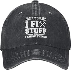 I Fix Stuff and I Know Things Hat for Men I Fix Stuff Hat Cool Stuff Hat for Men Funny - Amazon.ae Price Tracker