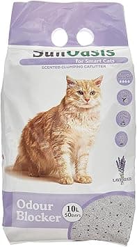 Sun Oasis Clumping Cat Litter Lavender Scented 10 L - Amazon.ae Price Tracker