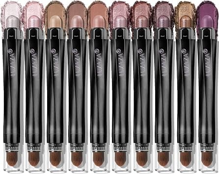 10PCS Eyeshadow Stick Set, Shimmer And Neutral Brown Metallic Eye Shadow sticks,Cream Eyeshadow Pencil Crayon with Smudge-proof & Waterproof,Eye Brightener Stick Makeup Sets - Amazon.ae Price Tracker