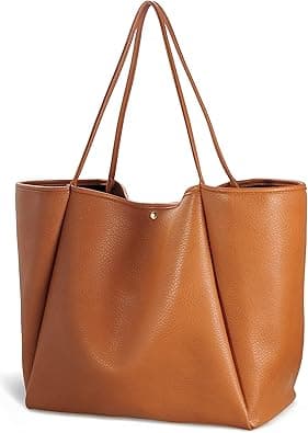 HOXIS Oversize Vegan Leather Tote Women Weekender Bag Shopper Handbag Travel Purse - Amazon.ae Price Tracker
