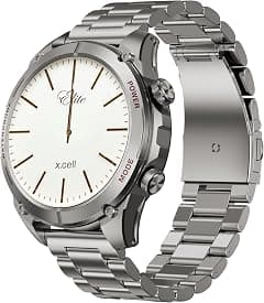 Xcell Elite8 Pro Smartwatch for Men, 1.43” AMOLED Display, Bluetooth Calling, 2 Additional Straps, 120+ Sport Modes, Heart Rate & SpO2, IP68, Multi Language Support- Silver Metal Frame with Strap - Amazon.ae Price Tracker