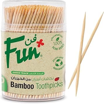 FUN BY AL BAYADER فن Indispensable Wooden Toothpick - Pack Of 400 - Amazon.ae Price Tracker