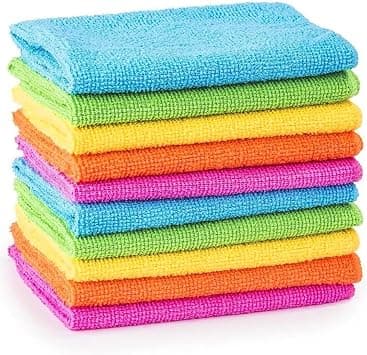 MTS (10) - MTS 10/20/30/40/50 Microfibre Cleaning Cloths Dusters Car Bathroom Polish Towels (10), Multi-coloured - Amazon.ae Price Tracker