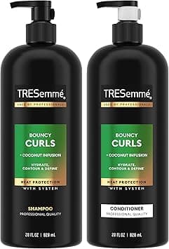 TRESemmé Flawless Curls - Curl Hydration With Vitamin B1 - Shampoo & Conditioner Set - Net Wt. 28 FL OZ (828 mL) Per Bottle - One Set - Amazon.ae Price Tracker