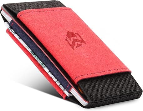 Minimalist Slim Wallet For Men Women - Elastic Front Pocket Credit Card Holder Wallet - Amazon.ae Price Tracker