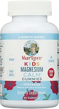 MaryRuth Organics Kids Magnesium Citrate Gummies by MaryRuth's | 2 Month Supply | Sugar-Free | Calm Magnesium Gummies for Kids 2+ | Bone Health | Calcium Absorption | Vegan | 60 Count - Amazon.ae Price Tracker