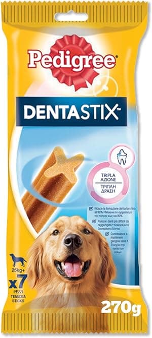 Pedigree Dog Treats, Denta Stix Dog Treat, Chicken Flavor, 270g, Dental Health Benefits, Treats for Dogs Developed by Veterinarians - Amazon.ae Price Tracker