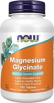 Now Foods Magnesium Glycinate Highly Absorbable Form Tablets, 180 Tablets - Amazon.ae Price Tracker