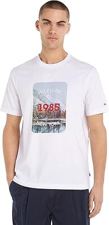 Tommy Hilfiger Men LANDSCAPE GRAPHIC S/S T-Shirts - Amazon.ae Price Tracker