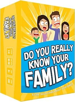 DO YOU REALLY KNOW YOUR FAMILY? A Fun Family Game Filled with Conversation Starters and Challenges - Great for Kids, Teens and Adults - Amazon.ae Price Tracker