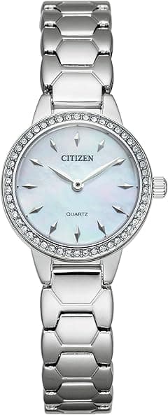Citizen Quartz Womens Watch, Stainless Steel, Crystal - Amazon.ae Price Tracker
