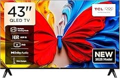 TCL Television 43 Inch Smart TV QLED HDR 10 Google TV, Dolby Audio, Game Mode, Multiple Eye Care with Slim Design-43S5K (2025 Model) - Amazon.ae Price Tracker