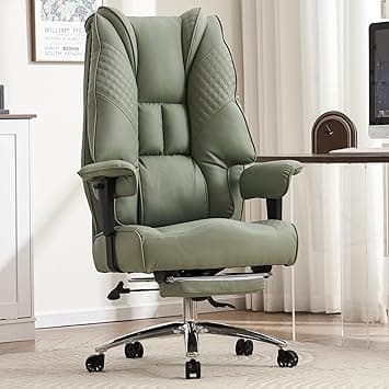 EXCEBET Big and Tall Office Chair 400lbs Wide Seat, (Light Green) - Amazon.ae Price Tracker