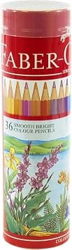 Faber-Castell Classic 36-Colors Coloured Pencil in Tin Case - Amazon.ae Price Tracker