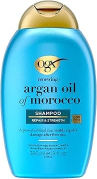 OGX Renewing +Cold-Pressed Argan Oil of Morocco Hydrating Hair Shampoo, Help Moisturize, Soften & Strengthen Hair, Paraben-Free with Sulfate-Free Surfactants, 13 fl oz - Amazon.ae Price Tracker