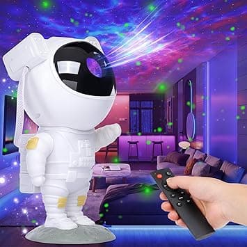Amosse Star Projector Galaxy Night Light,Birthday Gifts Toys for 2-10 Year Old Boys Girls- Astronaut Starry Nebula Ceiling LED Lamp with Timer and Remote,Projection Lights for Bedroom Décor - White - Amazon.ae Price Tracker