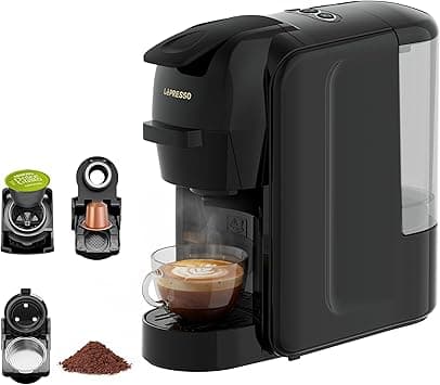 LePresso LIETO Multi-Capsule Coffee Maker, 3 in 1 Capsule Coffee Machine, 19Bar Italian Pump, 0.6L Water Tank Capacity and 1450W Power, Compatible with Nespresso, Dolce Gusto and Grounded Coffee - Amazon.ae Price Tracker