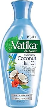 Vatika Naturals Enriched Coconut Hair Oil | Enriched With Tulsi, Neem & Hibiscus | For Thick & Dark Hair - 400 ml - Amazon.ae Price Tracker