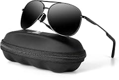 mxnx Aviator Sunglasses for Men Polarized Women UV Protection Lightweight Driving Fishing Sports Unisex glasses MX208 - Amazon.ae Price Tracker