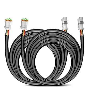 Nilight 2PCS 16 AWG 10 Feet 3 Pin DT Connector Wiring Harness Extension Kit Plug and Play for Dual Light Mode Off Road LED Pod Light Bar DRL Driving Auxiliary Reverse Boat Light, 2 Year Warranty - Amazon.ae Price Tracker
