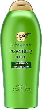 OGX Clarifying Strength + Rosemary Mint Shampoo, Clarifying Shampoo Visibly Helps Remove Oil & Residue to Clear Away Buildup from Oily Hair, Sulfate-Free Surfactants, 25.4 fl. Oz - Amazon.ae Price Tracker