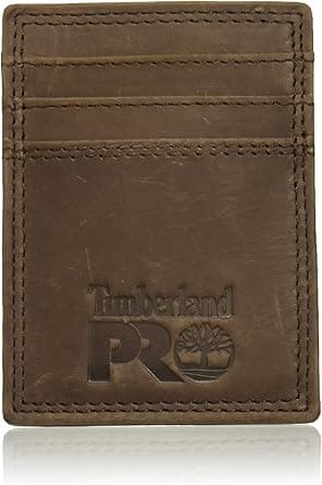 Timberland PRO mens Leather Front Pocket Wallet with Money Clip Accessory - Amazon.ae Price Tracker