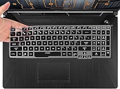 RAYA Silicone Keyboard Cover for 2021 ASUS TUF Gaming A15 F15 15.6inch & 2021 ASUS TUF Gaming A17 F17 17.3inch Laptops (Black) - Amazon.ae Price Tracker