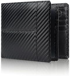 Mens Wallet RFID Genuine Leather Bifold Wallets For Men, ID Window 16 Card Holders Gift Box - Amazon.ae Price Tracker