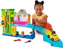 Fisher-Price Little People Toddler Toy Light-Up Learning Garage Playset with Smart Stages, Car & Ramp for Pretend Play Kids Ages 1+ Years - Amazon.ae Price Tracker