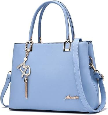 Womens Purses and Handbags Shoulder Bags Ladies Designer Top Handle Satchel Tote Bag - Amazon.ae Price Tracker
