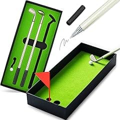 Golf Pen Gift Set with Desktop Putting Green, Mini Golf Club, Ball & Flag - 3-in-1 Office Desk Toy & Sports Decor, Ideal for Father's Day, Mother's Day, Valentine's Day Gifts - Amazon.ae Price Tracker