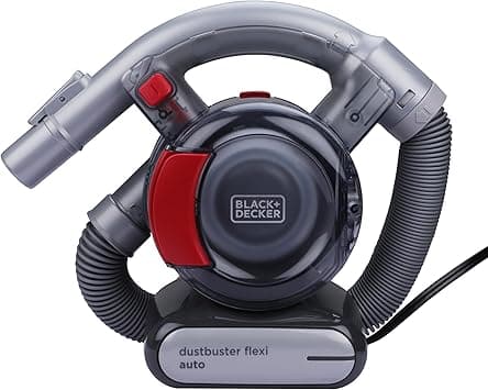 Black+Decker 12V Flexi Auto Dustbuster Handheld Vacuumfor Cars, Red/Grey - Pd1200Av-Xj, 2 Years Warranty - Amazon.ae Price Tracker