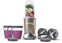 NutriBullet 900 Watts, 9 Piece Set, Multi-Function High Speed Blender, Mixer System with Nutrient Extractor, Smoothie Maker, Copper Gold , NB-201 , "1 year Warranty" - Amazon.ae Price Tracker