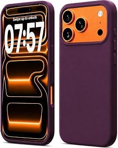 TR-PLANET Case for iPhone 17 Pro Cover, Liquid Silicone Rubber Soft Back Cover, Shockproof Slim Thin Anti-Scratch Phone Case for iPhone 17 Pro, Maroon - Amazon.ae Price Tracker
