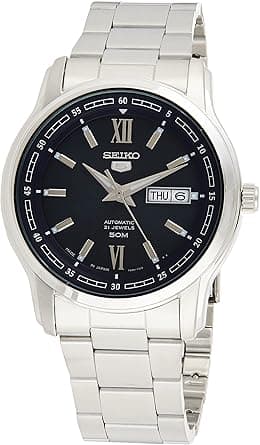 Seiko men's automatic watch with analog display and stainless steel strap snkp17j1 - Amazon.ae Price Tracker