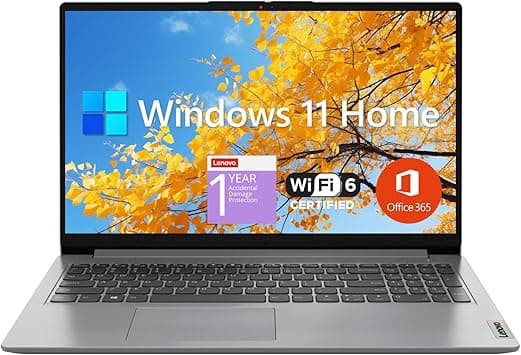 Lenovo IdeaPad 1 Student Laptop, 15.6" FHD Display, Intel Dual Core Processor, 12GB RAM, 512GB SSD + 128GB eMMC, 1 Year Office 365, Wi-Fi 6, Webcam, Bluetooth, SD Card Reader, Windows 11 Home, Grey - Amazon.ae Price Tracker