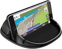 Loncaster Car Phone Holder, Car Phone Mount Silicone Car Pad Mat for Various Dashboards, Anti-Slip Desk Phone Stand Compatible with iPhone, Samsung, Android Smartphones, GPS Devices and More - Amazon.ae Price Tracker