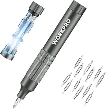 WORKPRO 24-in-1 Precision Screwdriver, Pen Style, S2 Steel Bits, Grey - Amazon.ae Price Tracker