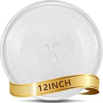 LEICHTEN 12'' Replacement Microwave Glass Plate For Samsung,Whirlpool,Kenmore,GE,Panasonic- Microwave Plate Turntable Tray, Dishwasher Safe, Heating Food Accessories - Amazon.ae Price Tracker