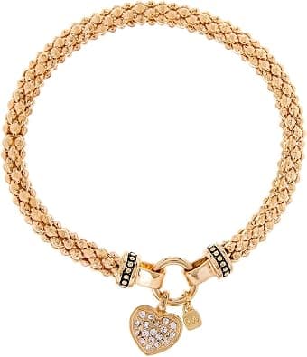 Nine West Women's Boxed Bracelet Pave Heart Stretch - Amazon.ae Price Tracker