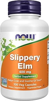 Now Foods, Slippery Elm, 400 mg, 100 Veg Capsules - Amazon.ae Price Tracker