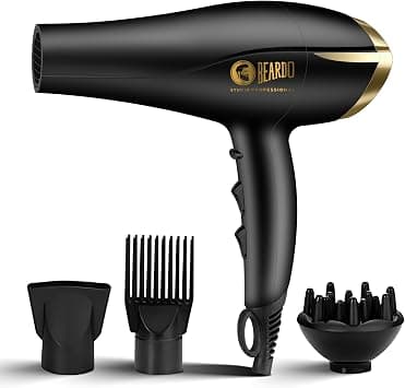 Beardo Studio Professional Tornado Hair Dryer with 2000 Watts Power | AC Motor, Concentrator, Diffuser, 2 Speeds, 3 Temperature Settings & Cool Shot feature - Amazon.ae Price Tracker
