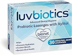 Luv Biotics Sugar Free Original Mint Lozenges with Oral Probiotics,Xylitol & Aloe Vera for Fresh Breath, Dry Mouth Relief, Gum Health & Oral Microbiome Support – 30 Lozenges - Amazon.ae Price Tracker