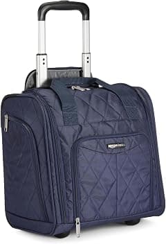 Amazon Basics Underseat Carry-On Rolling Travel Luggage Bag - Amazon.ae Price Tracker