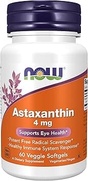 NOW Supplements, Astaxanthin 4 mg, features Zanthin®, Supports Eye Health*, 60 Veg Softgels - Amazon.ae Price Tracker