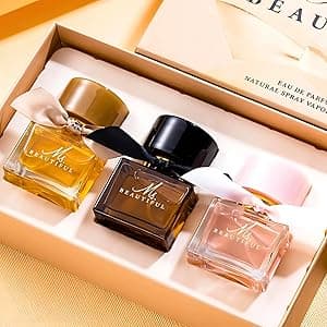 Ladies Perfume Set Eau De Parfum Luxury Valentine's Day Gifts for Women, 3x30ml Long-Lasting Perfume Set for Her, Fresh Floral Fragrance Perfumes Gift Set for Women Birthday, Dating, Anniversary - Amazon.ae Price Tracker
