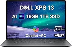 Dell XPS 13 9345 Laptop, Copilot+ AI PC (13.4" FHD+ 120Hz, Snapdragon X Plus (> Intel i7-1355U), 16GB 8448MT/s RAM, 1TB SSD), Thin & Light, 27 Hours Battery Life, IR Webcam, Wi-Fi 7, Win 11 Pro - Amazon.ae Price Tracker