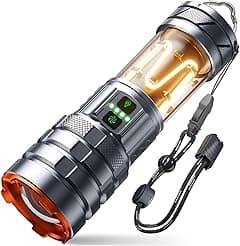 Torches LED Super Bright, 900000LM Rechargeable Torch with Camping Light, Zoomable, 11 Light Modes, Long Battery Life, Waterproof Powerful Tactical Torch for Camping, Dog Walking, Emergency - Amazon.ae Price Tracker